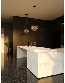 MAXLIGHT P0423 - Luster na lanku MONACO 9xG9/40W/230V pr. 42 cm zlatá