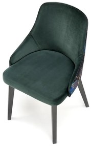Jedálenská stolička Edo (čierna + zelená). Vlastná spoľahlivá doprava až k Vám domov. 1049301
