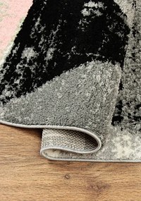 Koberec SLIM 8022 svetlosivý / viacfarebný