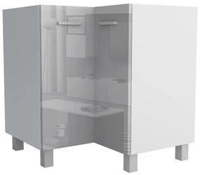 Kuchynská skrinka Lucjan 90/90 DN LUX šedá