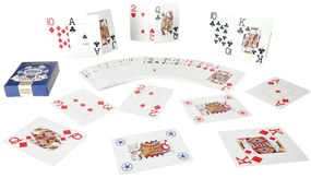 KIK MUDUKO Trefl hracie karty Poker 100% plast 55ks.