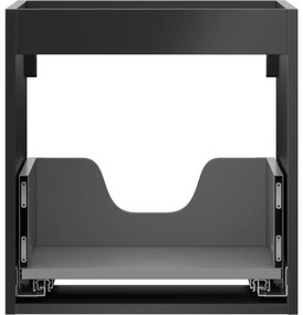 Mexen Box-A, závesná skrinka 45 cm, 1 zásuvka, čierna matná, 91AX0-0450-470-1-71