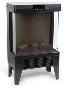 LED elektrický krb s vykurovacou funkciou LED/2000W/230V + diaľkové ovládanie