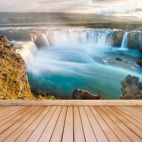 Fototapeta Vliesová Vodopád godafoss 152x104 cm