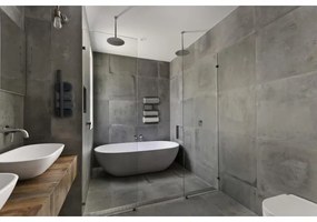 WENKO 25780100 - Stojan na uteráky FONDIRO 24x42 cm čierna