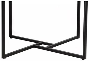 Kulatý jídelní stůl Alto 120 cm dub přírodní/černý