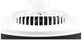 Matne čierne LED stropné svietidlo Halmstad – Trio