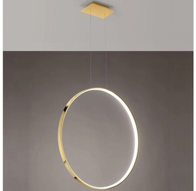 Thoro TH.248 - LED Luster na lanku RIO LED/50W/230V CRI90 3000K pr. 78 cm zlatá