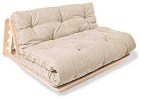 Rozkládací futonová pohovka LAYTI 02 140 cm z - výber z 10 prevedení