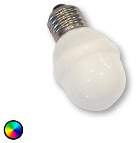 LED žiarovka golfová loptička E27, 1W, 5,5 VA RGB