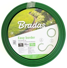 Bradas Neviditeľný obrubník 2v1 10 m x 50 mm, zelená (vrátane klincov)