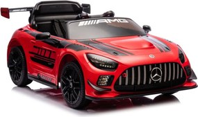LEAN CARS Elektrické autíčko Mercedes AMG GT3, červené