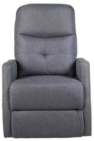 LuxuryForm DESIGN Elektricky polohovateľné televízne kreslo SEMIR - šedé