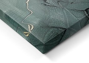 Obrazy s ručne maľovanými prvkami v súprave 2 ks 50x70 cm Aventurine – Styler