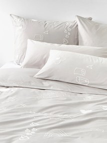 Westwing Crosby Studios, Bavlnená obliečka na paplón's vyšívaným vzorom Jouy