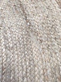 Koberec Hanse Home JUTTA naturálny / krémový / zlatý kruh - Zľavnený kus - nepravidelné prešívanie