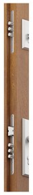 Vchodové dvere Kronos, 90 P, 1000 × 2070 mm, oceľ, pravé, dub zlatý