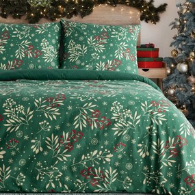 VIANOČNÉ RENFORCÉ OBLIEČKY CRISTIAN 160X200 CM, 2 KS 70X80 CM VZOROVANÉ