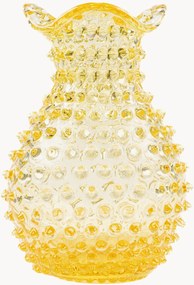 Ručne fúkaná váza Blonde Hobnail, V 21 cm