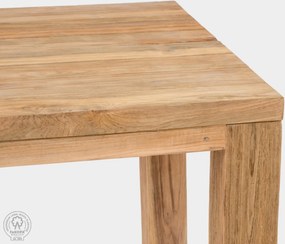 FaKOPA s. r. o. FLOSS RECYCLE - masívny stôl z recyklovaného teaku, teak