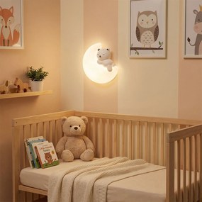 Toolight Rea, LED NÁSTENNÉ SVIETIDLO G180-W MEDVEĎ NA MESIACI, OSW-07811