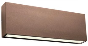 Redo 90389 - LED Vonkajšie nástenné svietidlo KAMAL LED/15W/230V 3000K IP54 hnedá