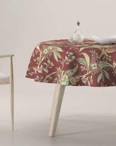 Obrus okrúhly farba produktu červená látka vzorované