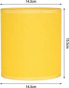 BRILAGI - LED nástenné svietidlo NUBILA WOOD 1xE27/25W/230V + LED/3W dub/čierna/žltá