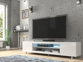 TV stolík/skrinka Katty (biela) (LED). Vlastná spoľahlivá doprava až k Vám domov. 1057669