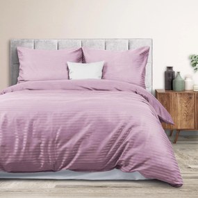 SATÉNOVÉ OBLIEČKY SATINLOVE EXCLUSIVE CIZGILI 160X200 CM, 2KS 70X80 CM SVETLOFIALOVÉ