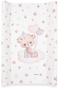 Prebaľovacia podložka Baby Mix Medvedík 47x70cm ružová