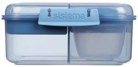 Box na desiatu/obed, 6 priehradiek SISTEMA 1,25 l - mix farieb Farba škatuliek SISTEMA: Modrá