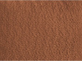 Oranžová podnožka z textílie buklé Azra – Bobochic Paris