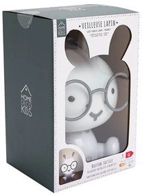 LED detské nočné svetlo HOPPY 23,5 cm, biela