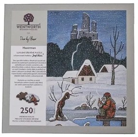 Drevené puzzle Josef lada Hastrman