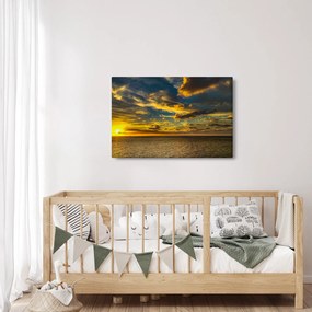 Západ slnka na mori (90x60 cm)