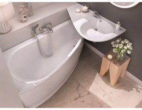 Ravak CT01000000 - Rohová vaňa AVOCADO 150x75 cm akrylát/biela