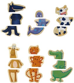 Magnetické trojdielne zvieratká