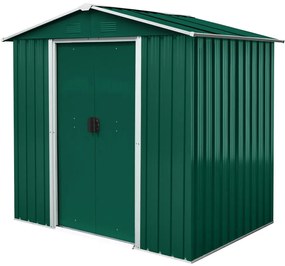 Záhradný domček BestBerg ZDB-2Z / 2,5 m² / 194 x 131 x 184 cm / zelený