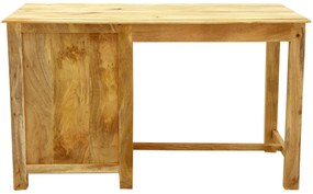 furniture-nabytek.cz - Rustikálny písací stôl z mangového dreva 130x76x70