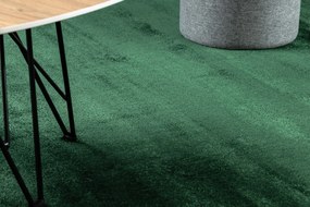 Koberec SOFTY Jednofarebný, tmavozelený