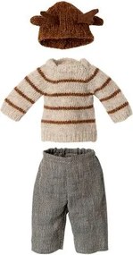 Myška Maileg chlapček s oblečením