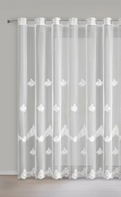 ZÁCLONA NA KRÚŽKOCH ISARI 350X250 CM KVETY