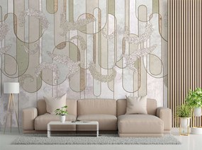 Gario Fototapeta Škandinávska minimalistická abstrakcia v béžovej farbe Materiál: Vliesová, Rozmery: 200 x 140 cm