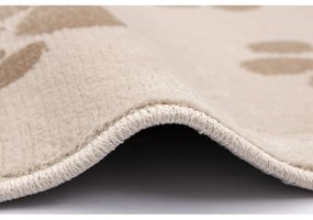 Béžový detský koberec ø133 cm Paws Light Beige – FD