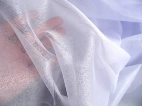 Dekorstudio Biela záclona ENZO s olovkom - vlastný rozmer Uchytenie závesu: Riasiaca páska 1, Šírka záclony: 100cm