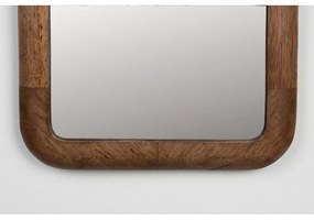 Nástenné zrkadlo s dreveným rámom 26x120 cm Nyko – White Label