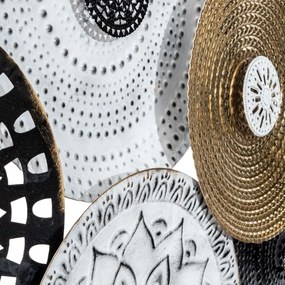 Kovová dekorácia na stenu Moe 134x68 cm