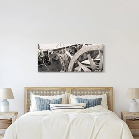 Obraz - Kormidlo plachetnice (120x50 cm)