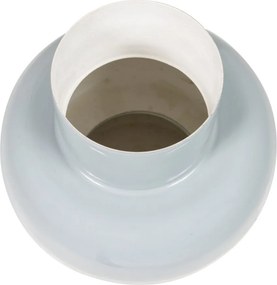 Svetlosivá kovová váza (výška 27 cm) Auri – WOOOD